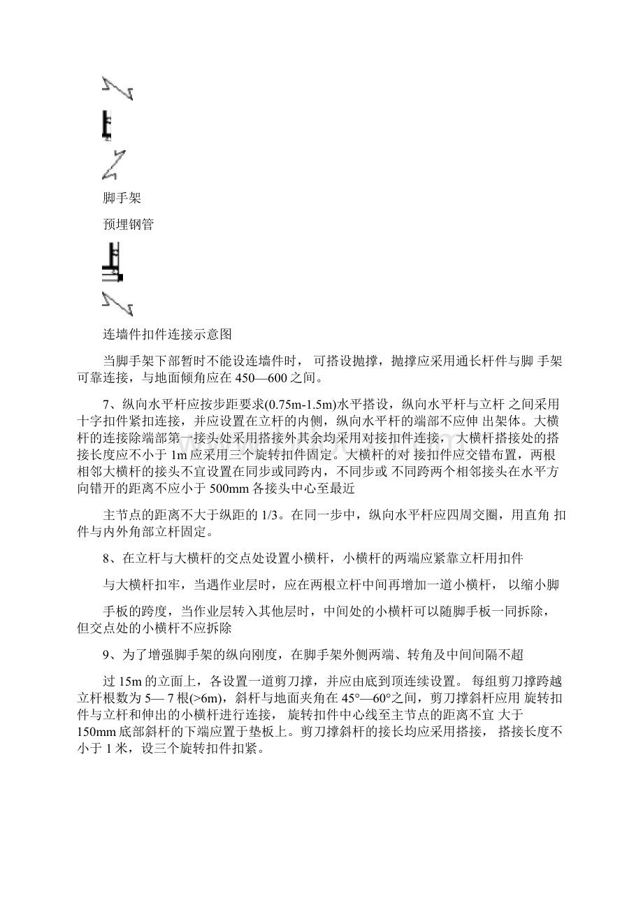 外墙悬挑脚手架施工方案18号工字钢悬挑高度20m.docx_第3页