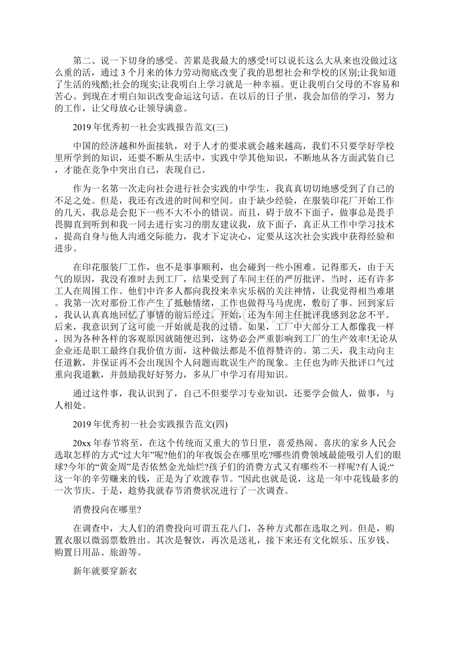 优秀初一社会实践报告范文5篇.docx_第3页