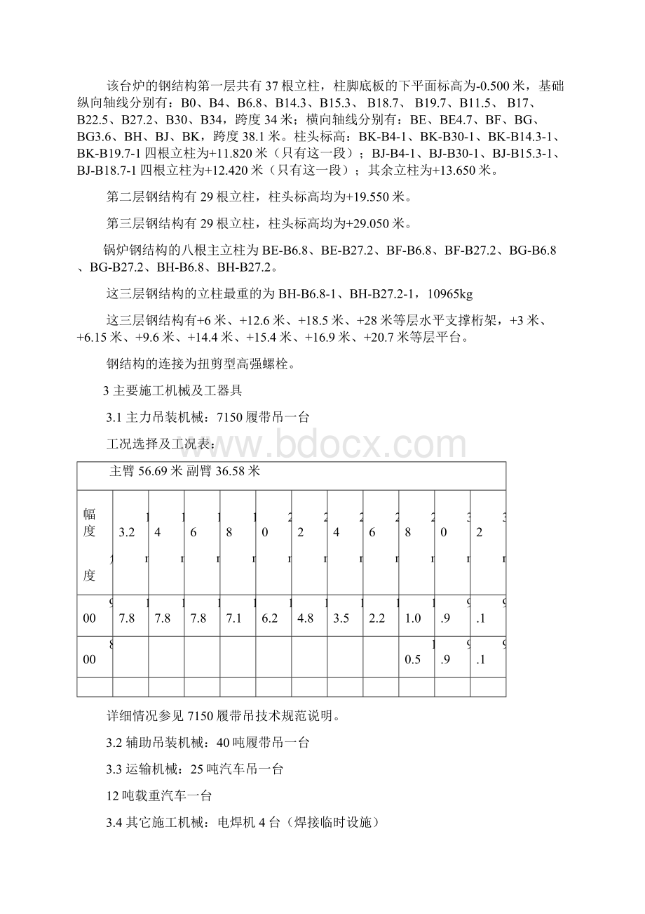 古交电厂锅炉钢结构吊装工程施工设计.docx_第2页