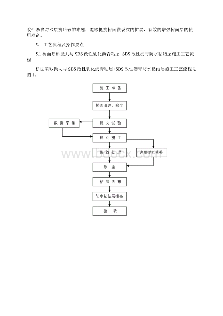 水泥混凝土桥面喷砂抛丸与防水粘结层施工工法.docx_第3页