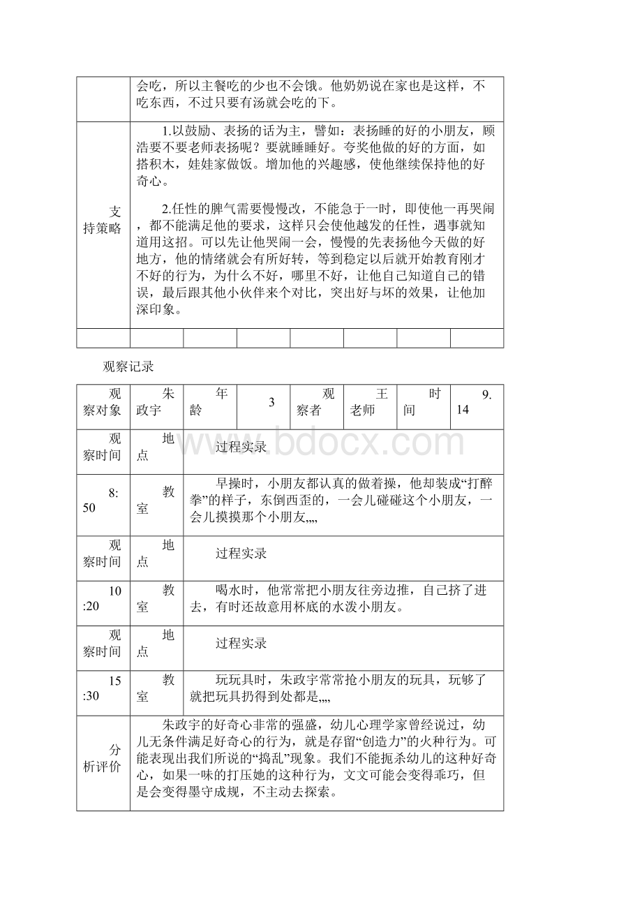 幼儿园观察记录40篇.docx_第2页