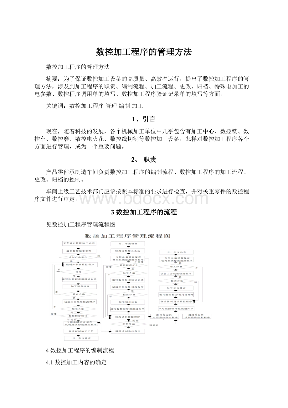 数控加工程序的管理方法Word下载.docx