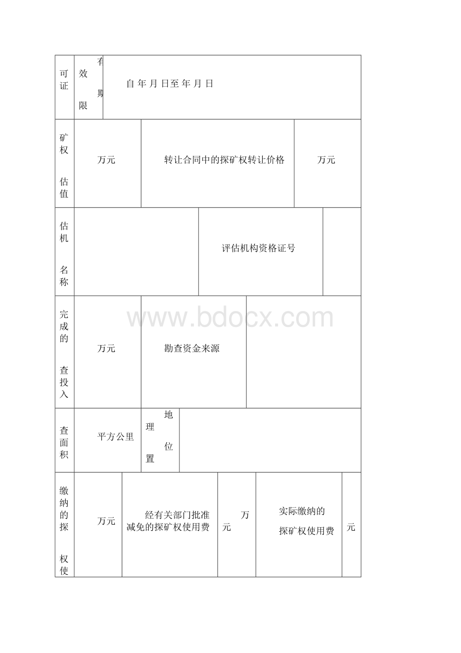 探矿权转让申请书.docx_第3页