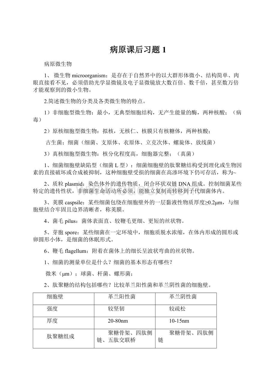 病原课后习题1Word文档格式.docx