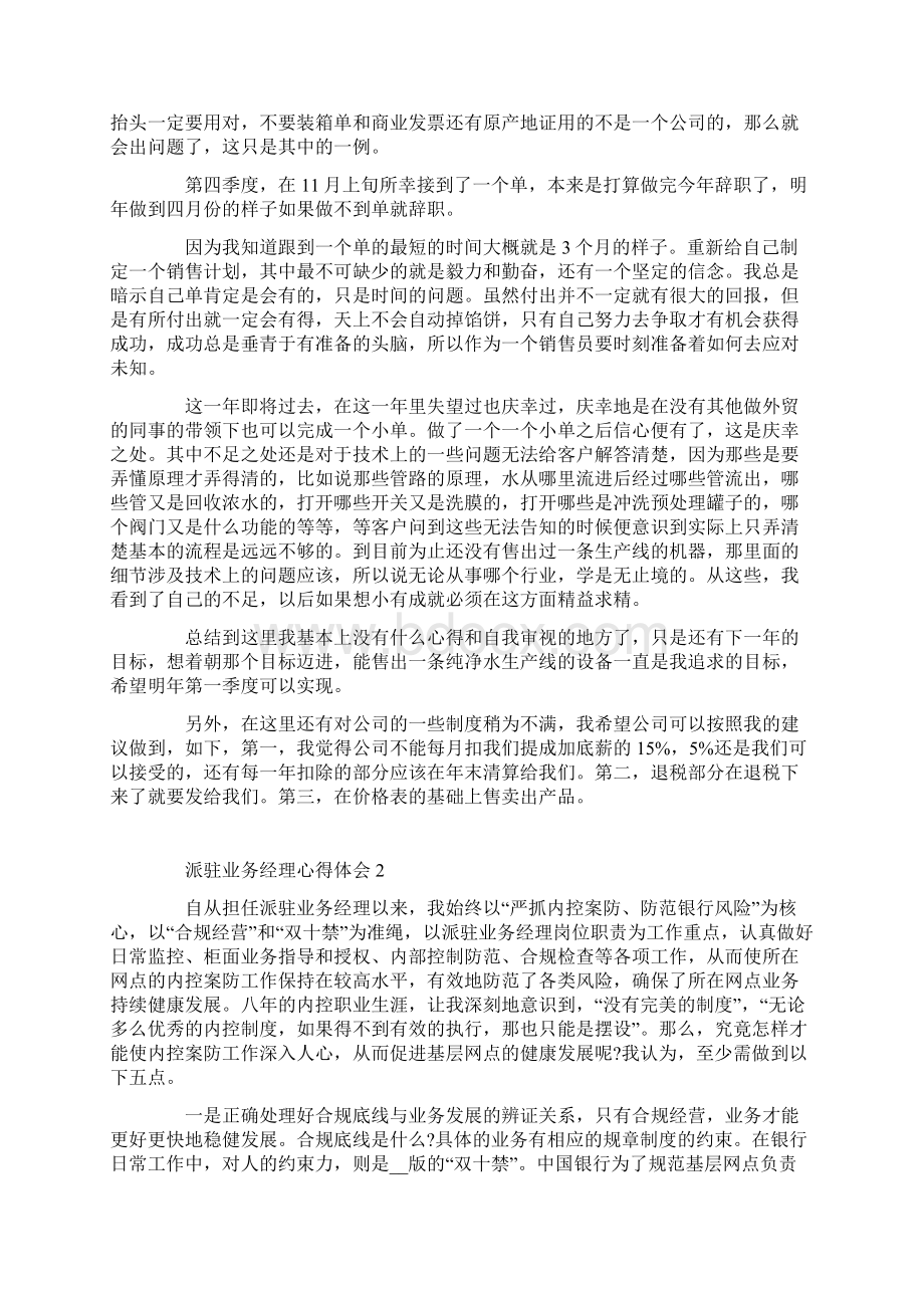 派驻业务经理心得体会Word格式.docx_第2页