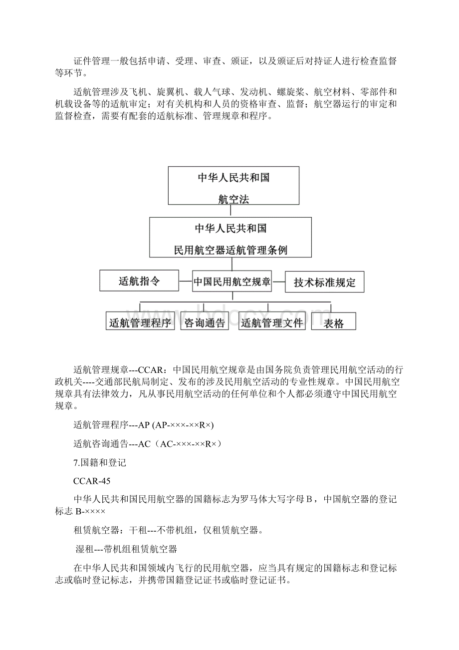 最新民用航空适航考试内容Word文档格式.docx_第3页