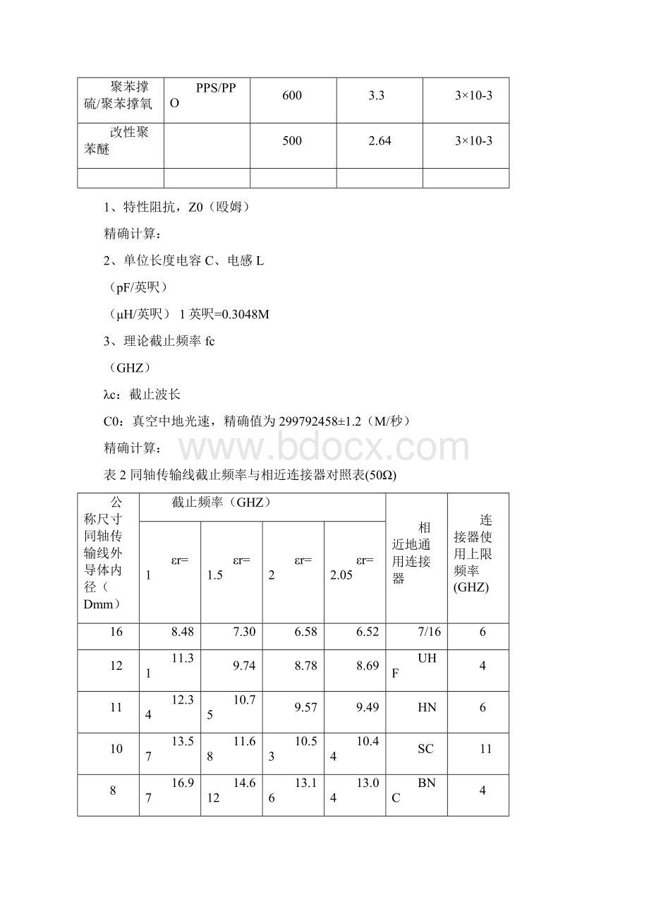 射频同轴连接器射频电缆组件工程资料.docx_第2页