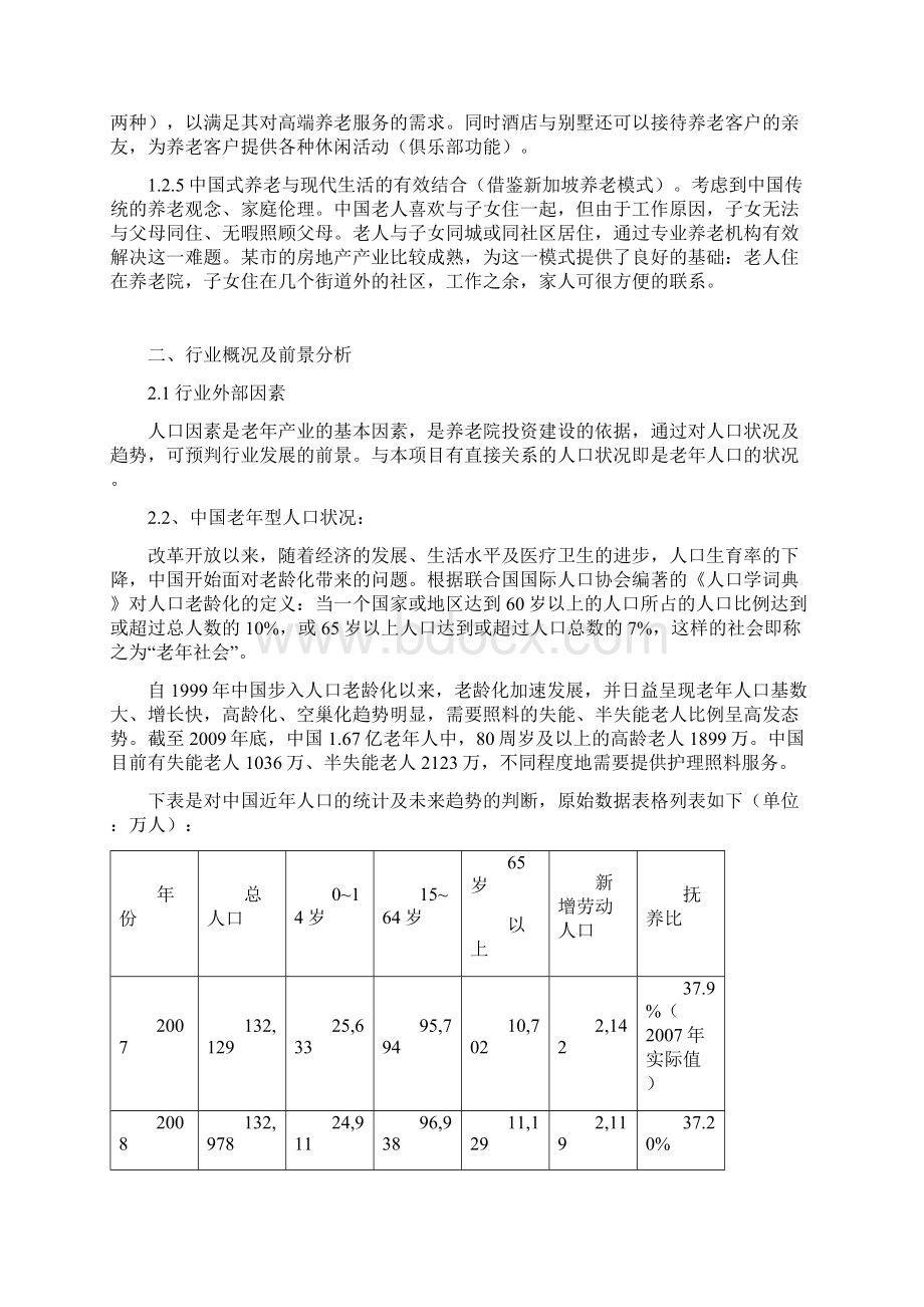 生态爱心养老国际公寓项目可行性研究报告.docx_第2页