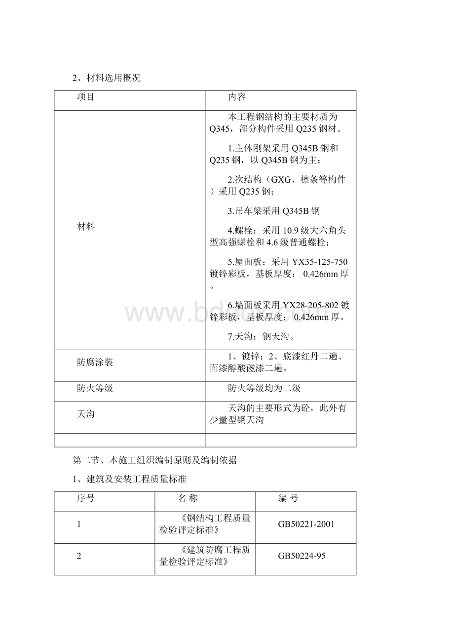 钢结构屋架施工方案Word文档下载推荐.docx_第2页