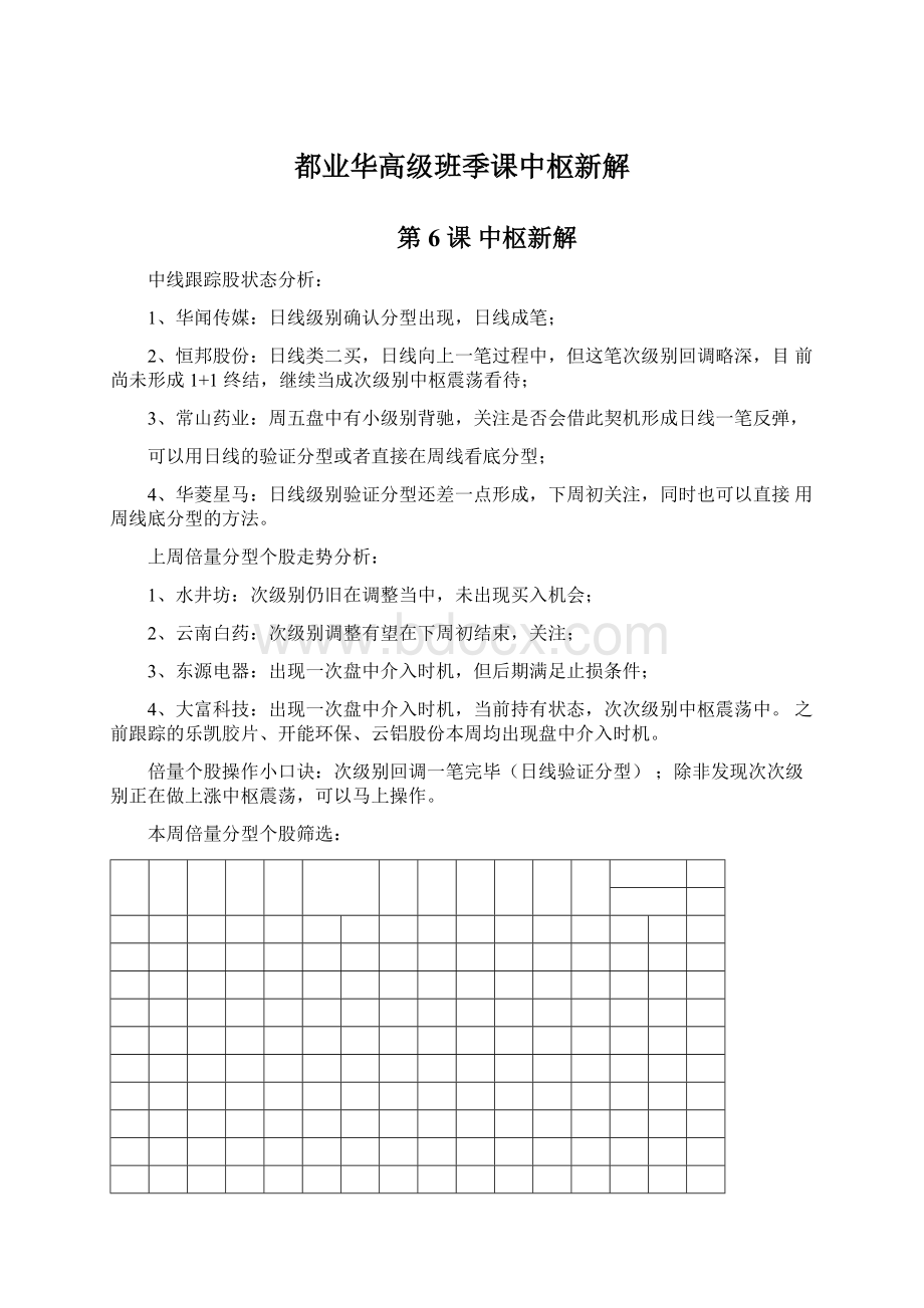 都业华高级班季课中枢新解Word文档下载推荐.docx_第1页