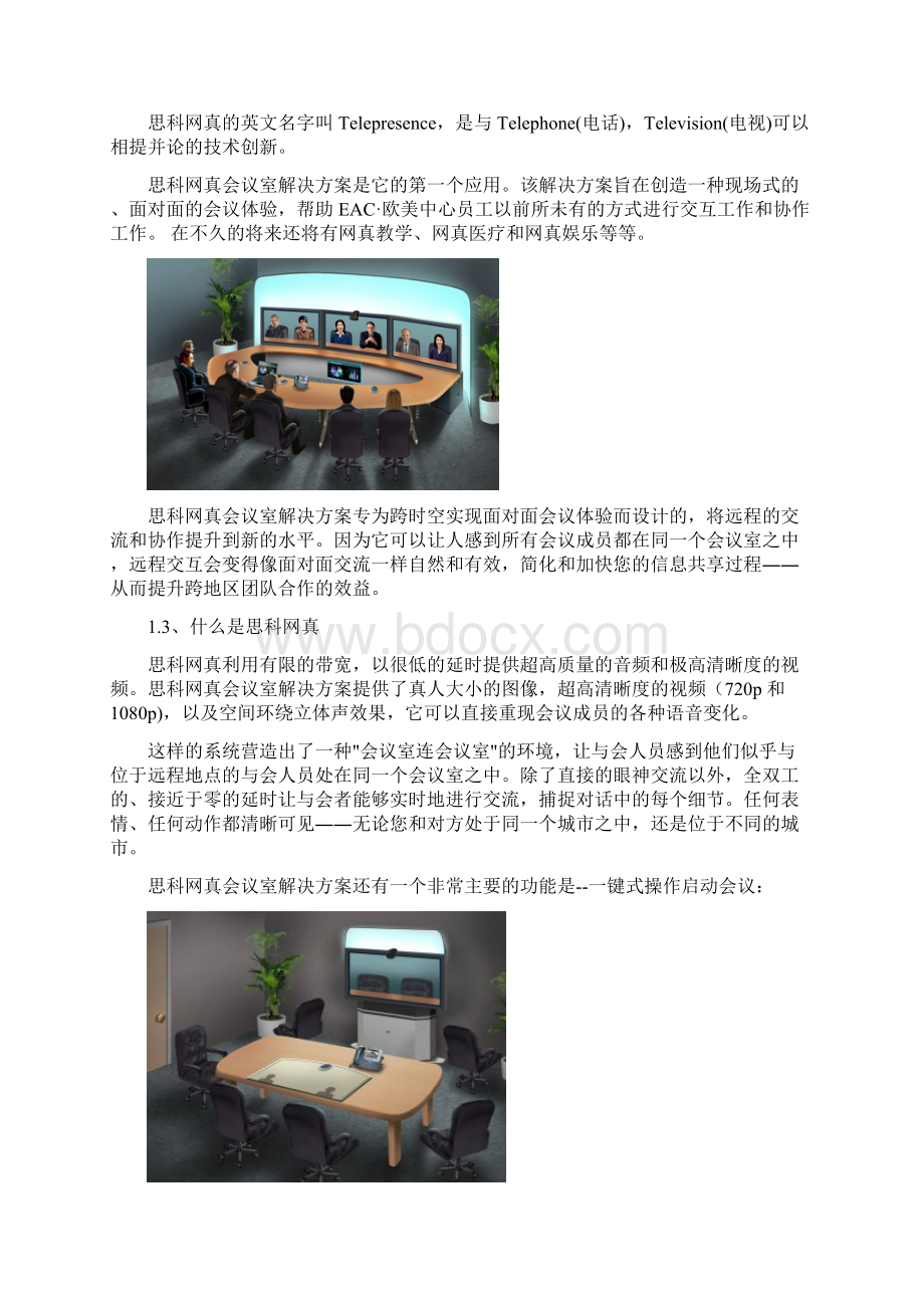 实用新型网真会议室构架建设项目方案建议书Word格式.docx_第2页