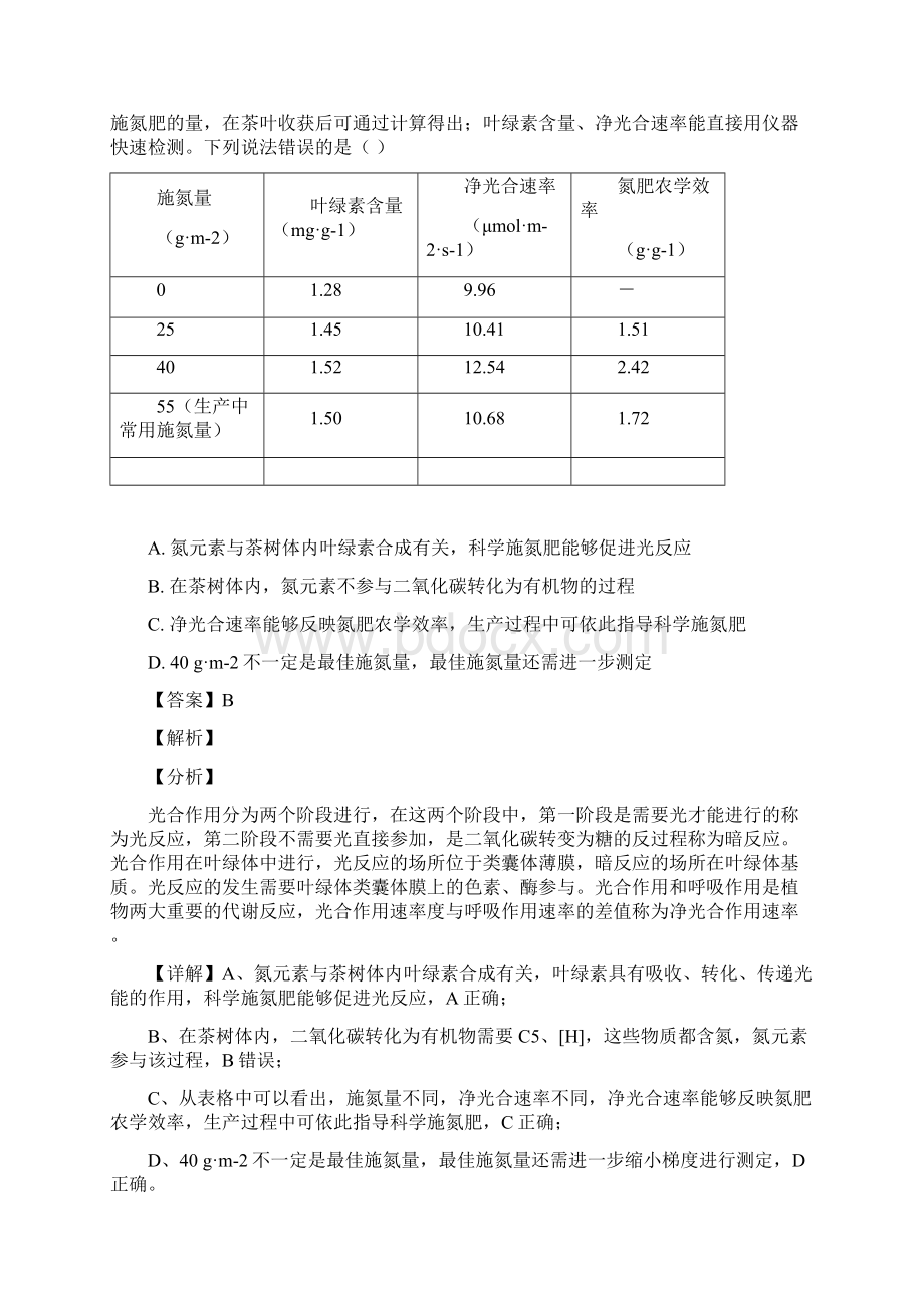 届普通高中学业水平等级考试模拟卷生物试题解析版Word格式.docx_第3页