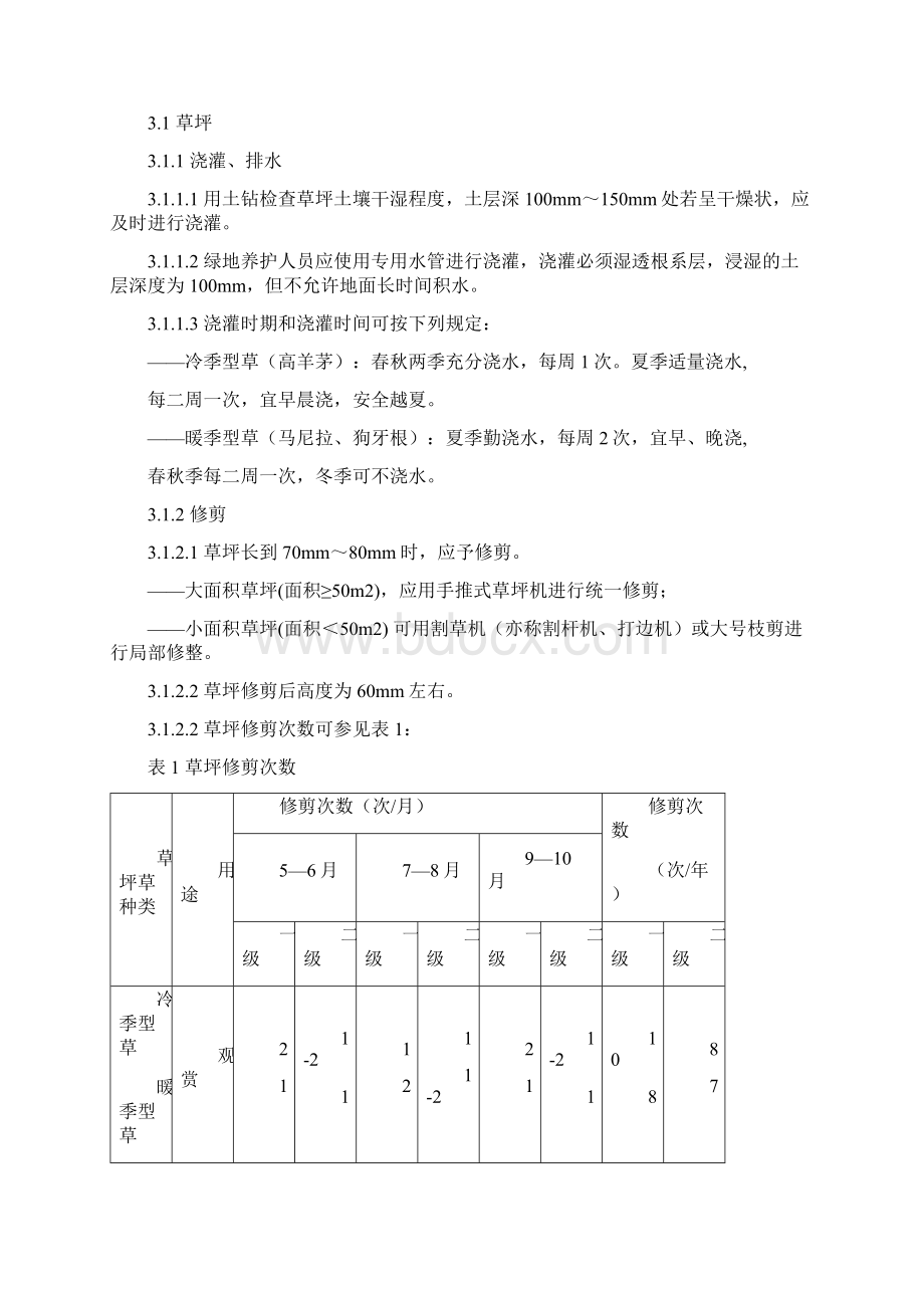 绿地养护作业规程Word格式文档下载.docx_第2页