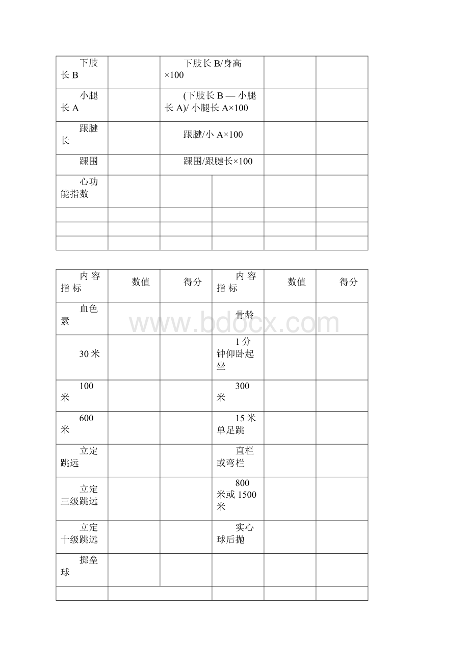 运动员测试评价表样表.docx_第3页