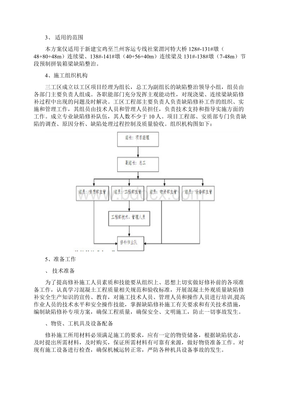 现浇梁连续梁缺陷整治方案.docx_第3页