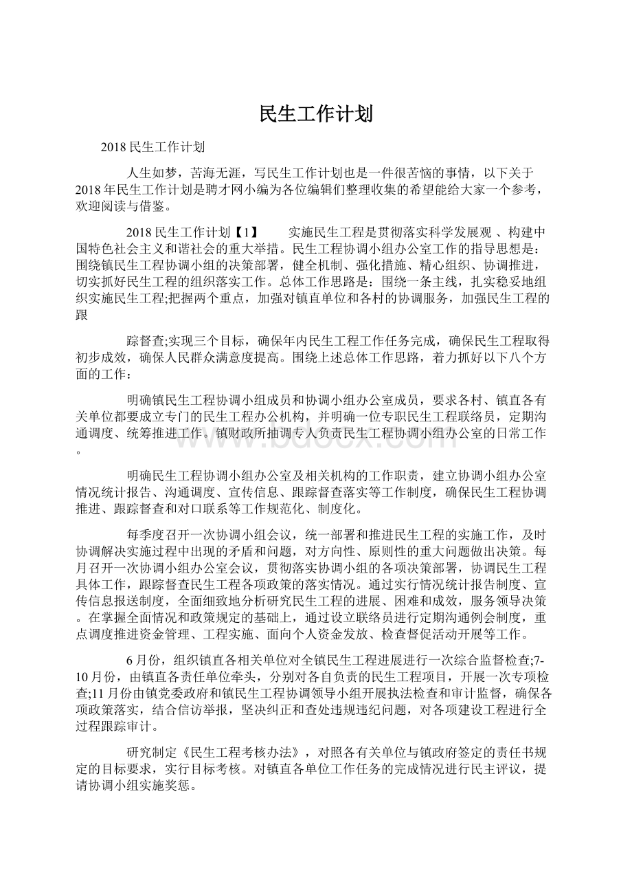 民生工作计划.docx_第1页