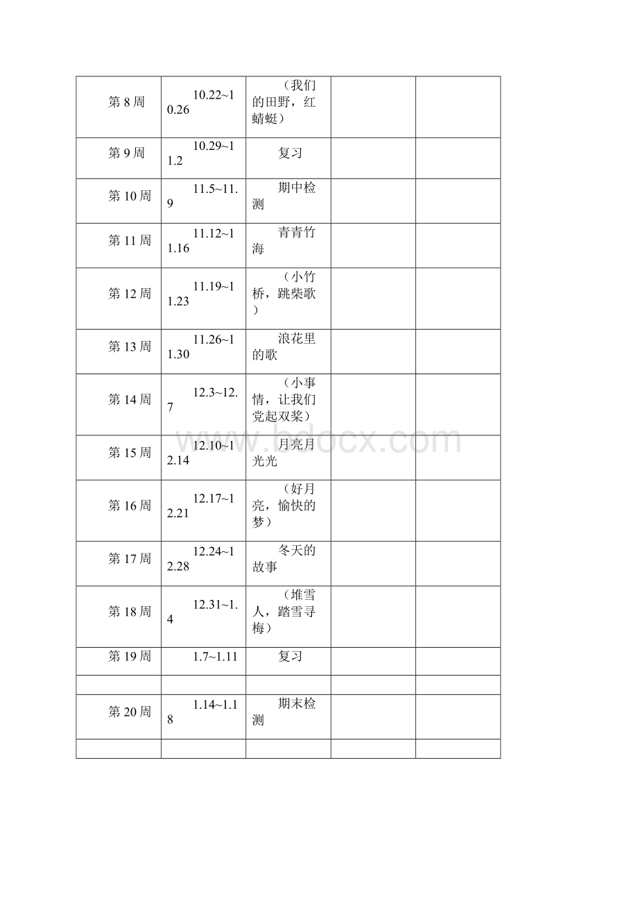 小学第七册全册音乐教案1Word文件下载.docx_第2页