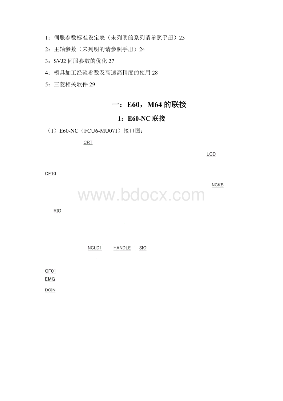 三菱E60M64简明调试手册之欧阳科创编Word文档下载推荐.docx_第2页