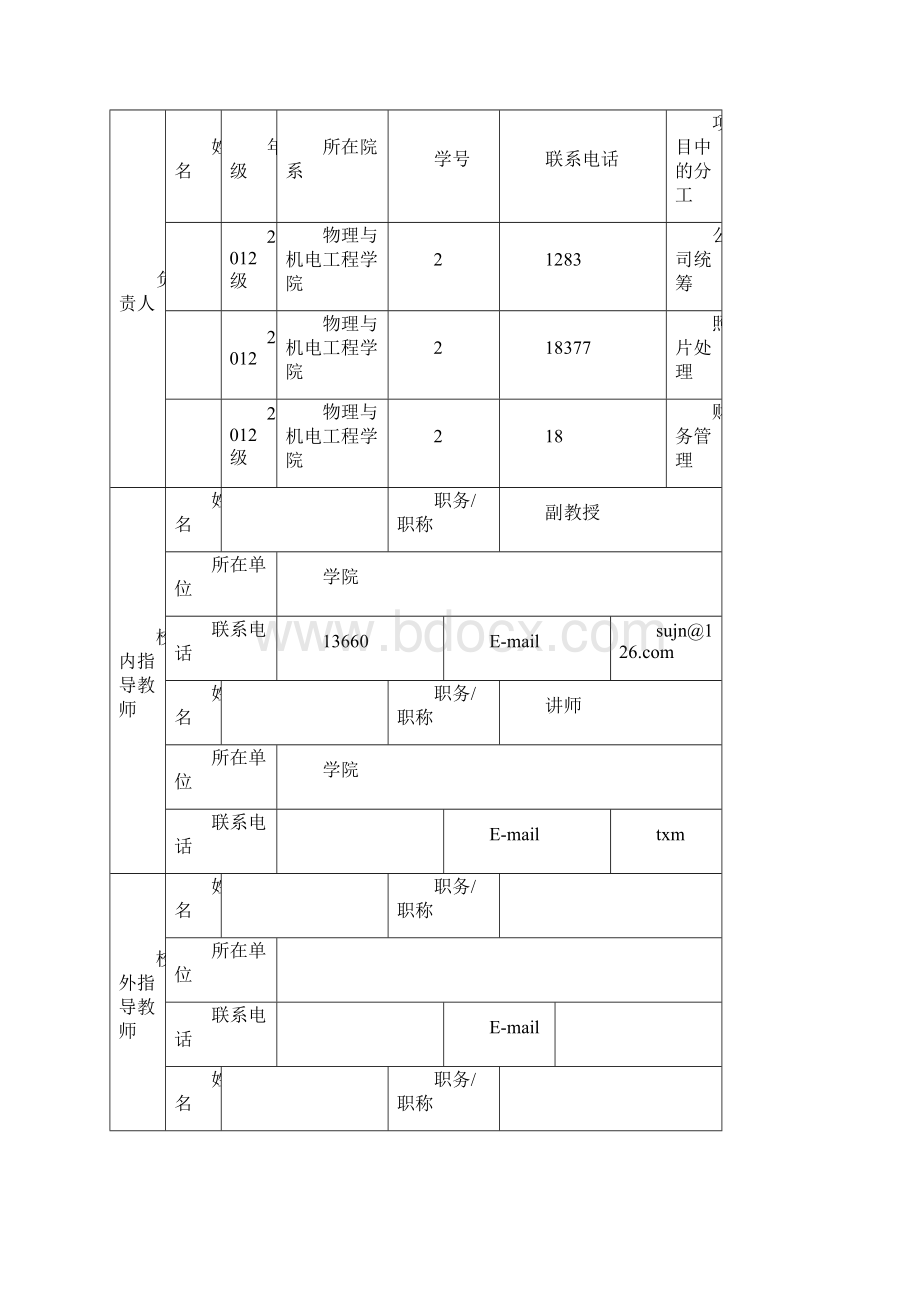 大学生创新创业项目申报书Word格式文档下载.docx_第2页