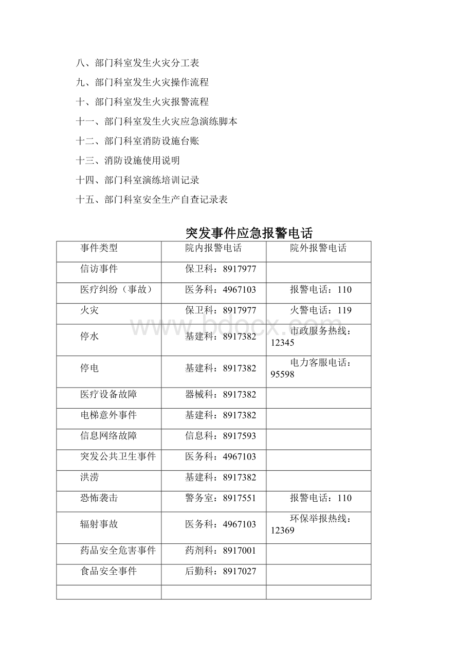 医院部门科室消防安全管理手册Word格式.docx_第2页