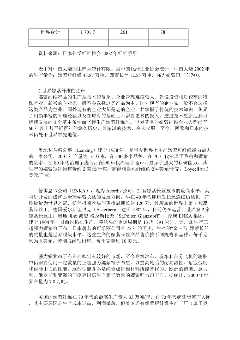 中国嫘萦纤维的发展历程及加入WTO后的对策文档格式.docx_第3页