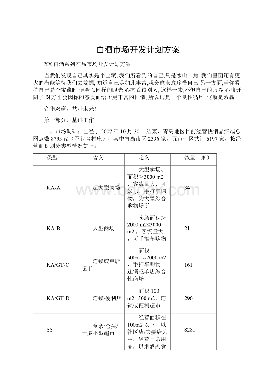 白酒市场开发计划方案Word格式.docx_第1页