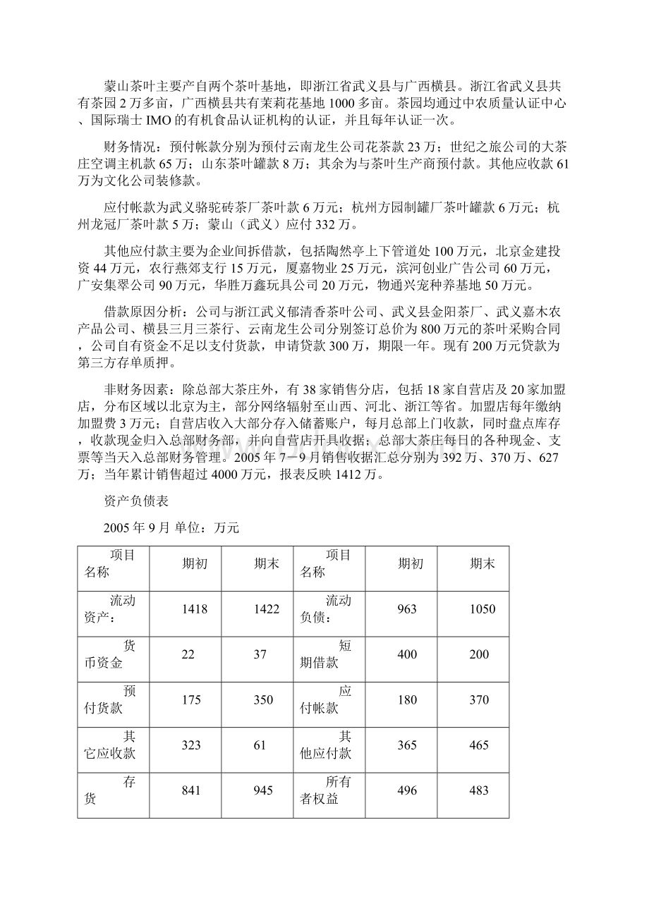 授信业务案例分析题和答案之欧阳主创编.docx_第3页