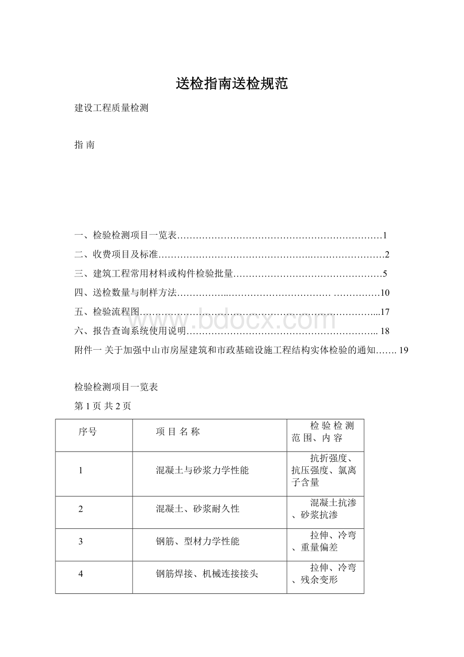 送检指南送检规范.docx