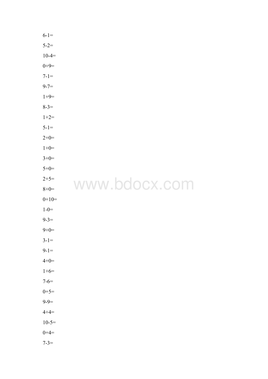 10以内的口算全可打印.docx_第2页