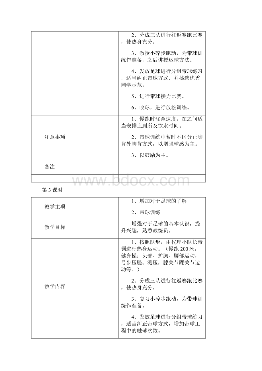 第31期足球兴趣班教案设计.docx_第3页