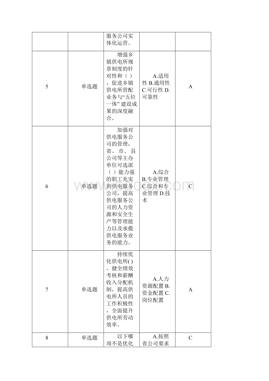 全能型供电所专业技术知识调考试题集doc.docx_第2页