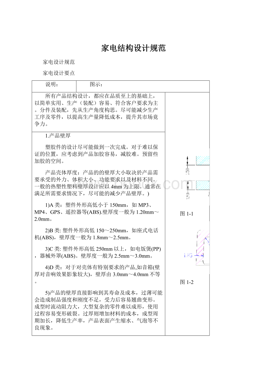 家电结构设计规范文档格式.docx_第1页