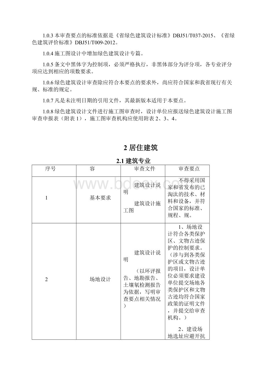 四川省绿色建筑设计施工图审查技术要点试行文档格式.docx_第2页