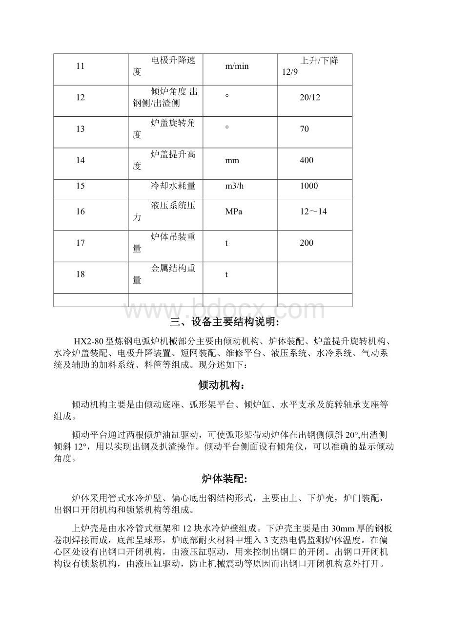 80t 电炉机械操作维护检修规程.docx_第2页