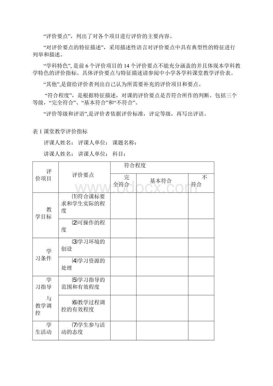 小学课堂教学评价方案.docx_第2页