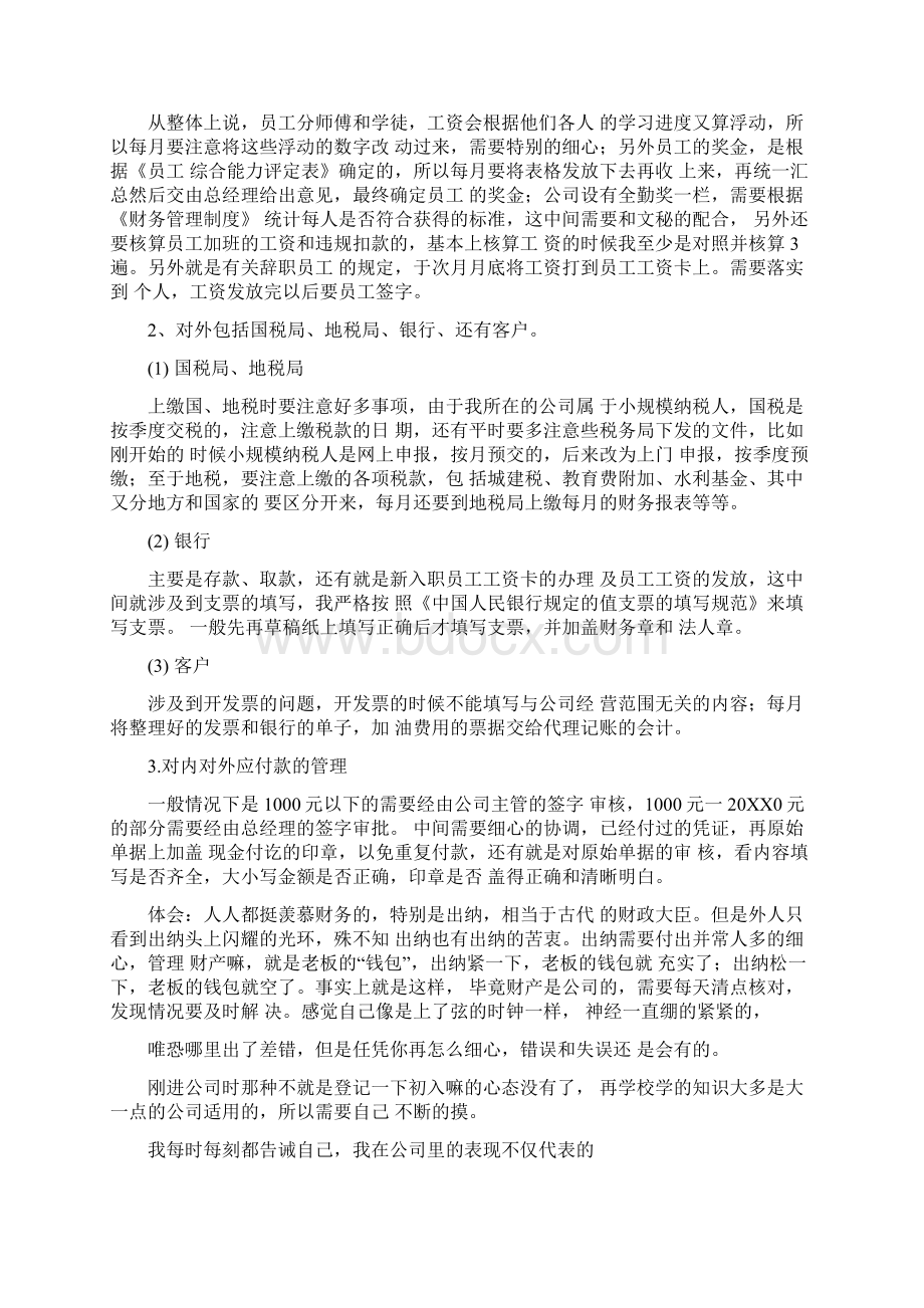 出纳实习总结3篇.docx_第2页