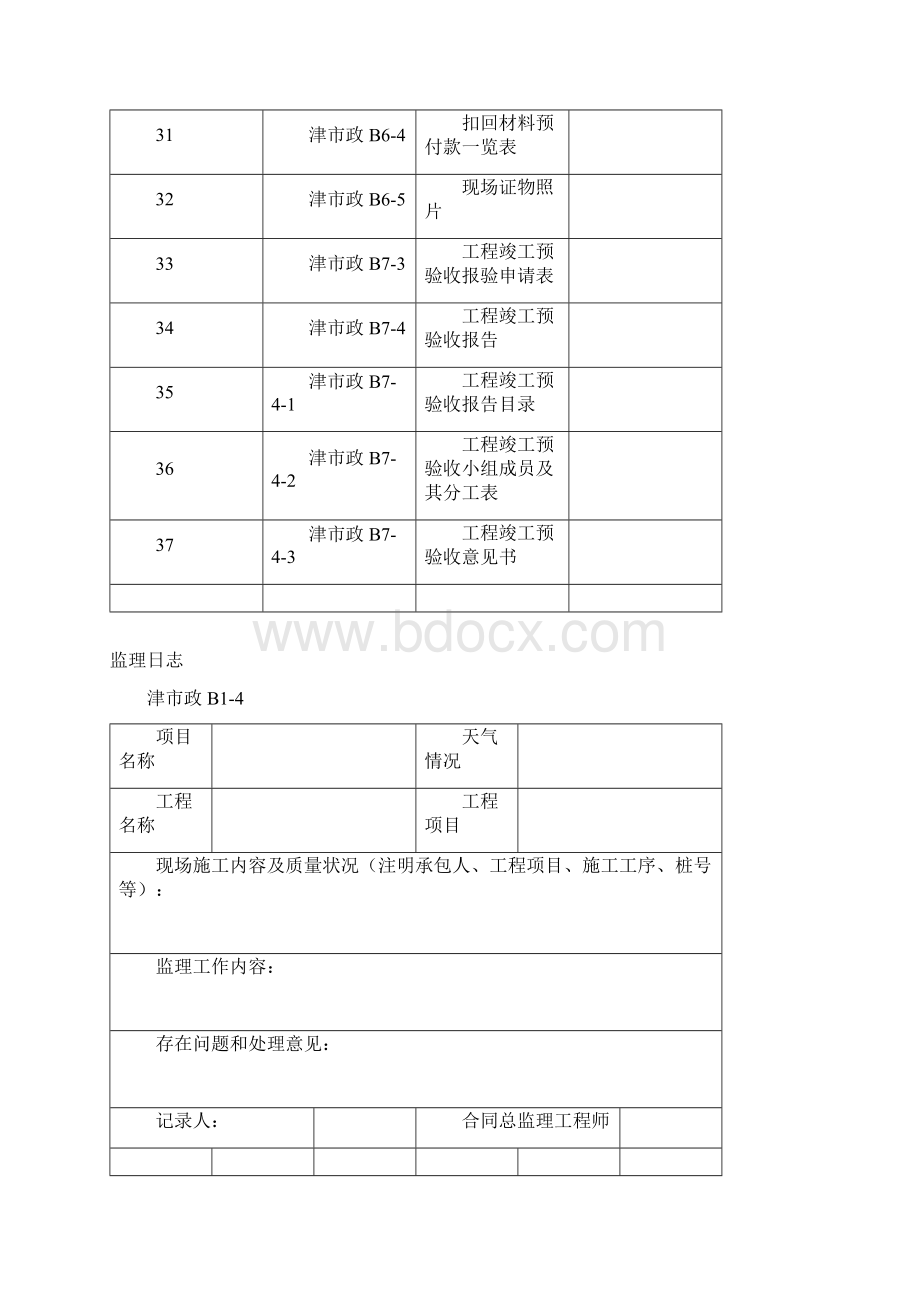 天津市市政工程资料管理技术规定.docx_第3页