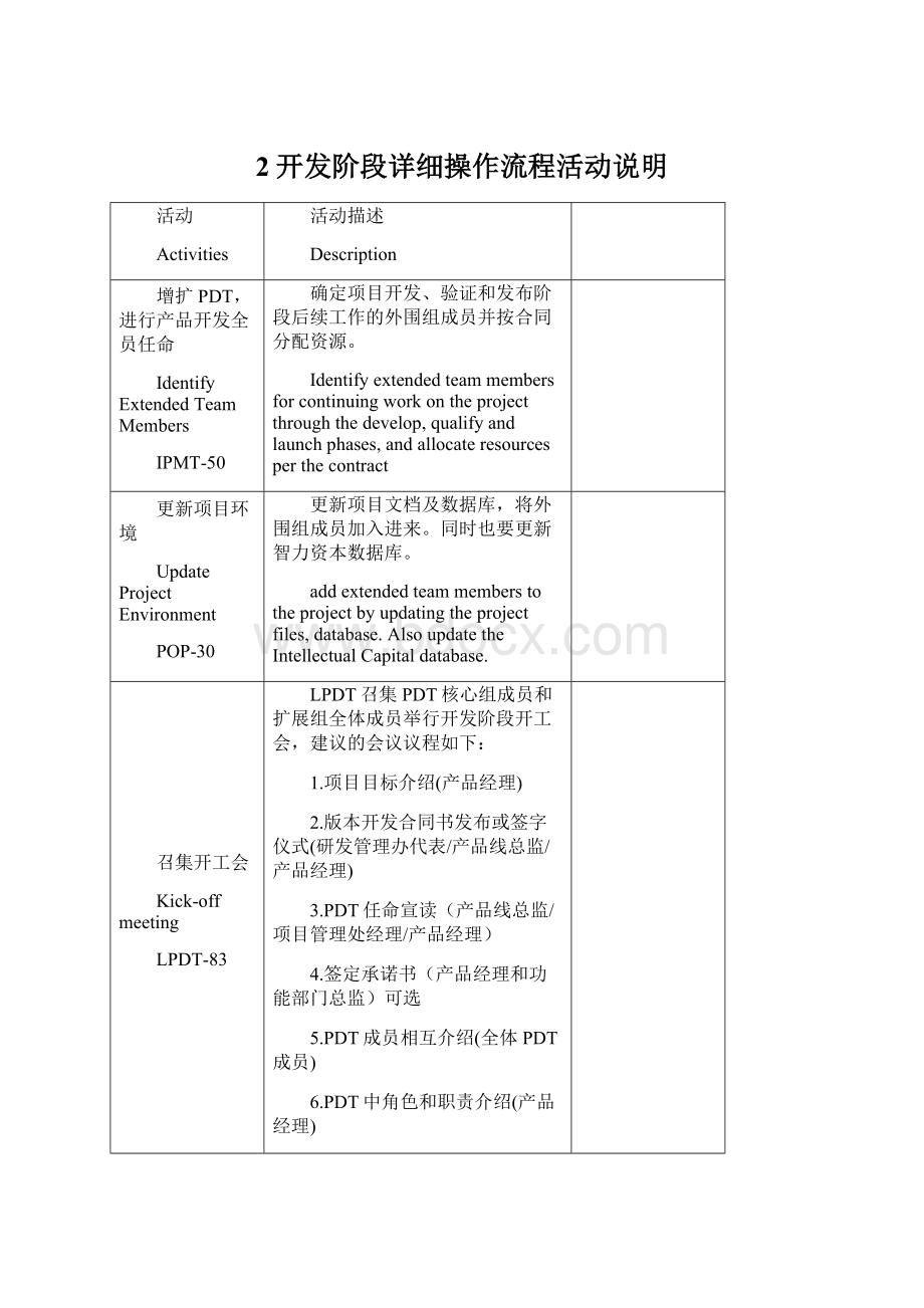 2开发阶段详细操作流程活动说明.docx