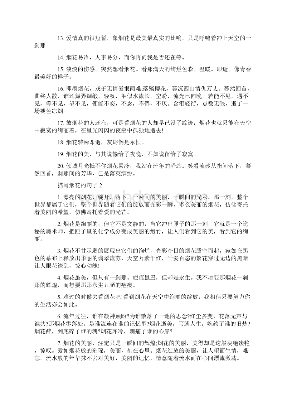 表达看烟花的句子合集.docx_第2页