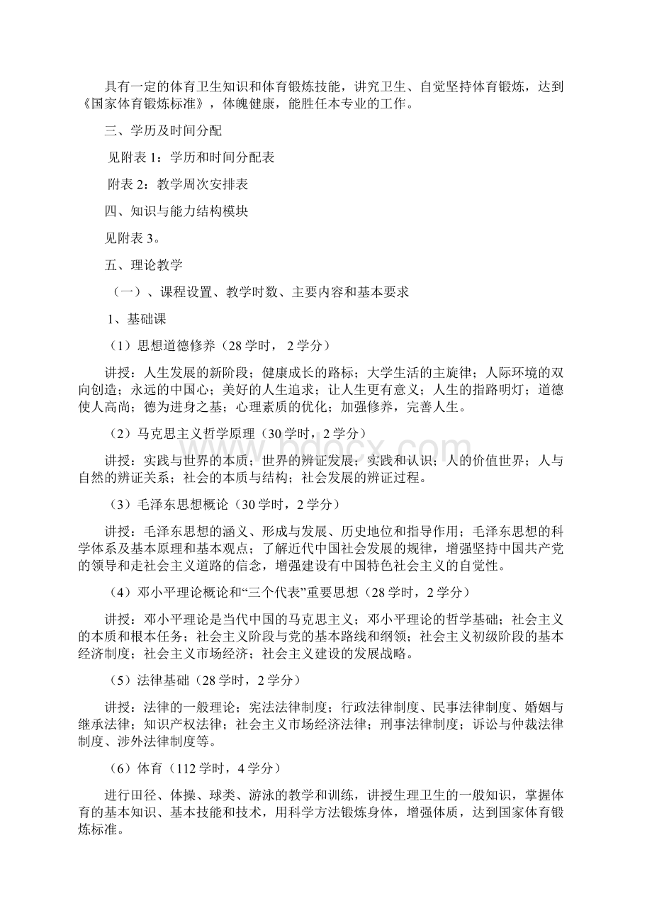 计算机多媒体技术应用专业高职教学计划范文.docx_第3页