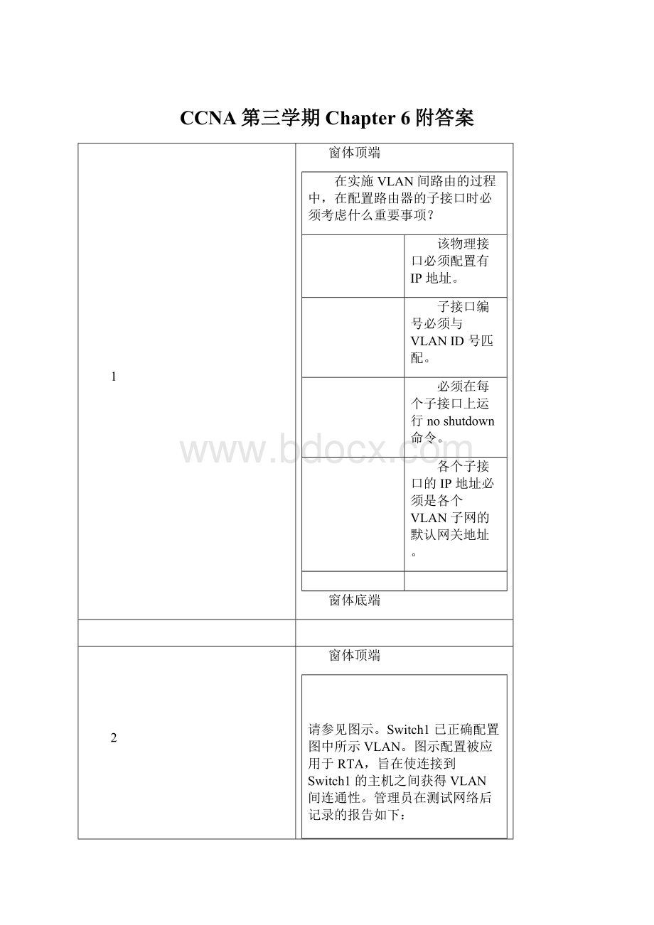 CCNA第三学期Chapter 6附答案文档格式.docx