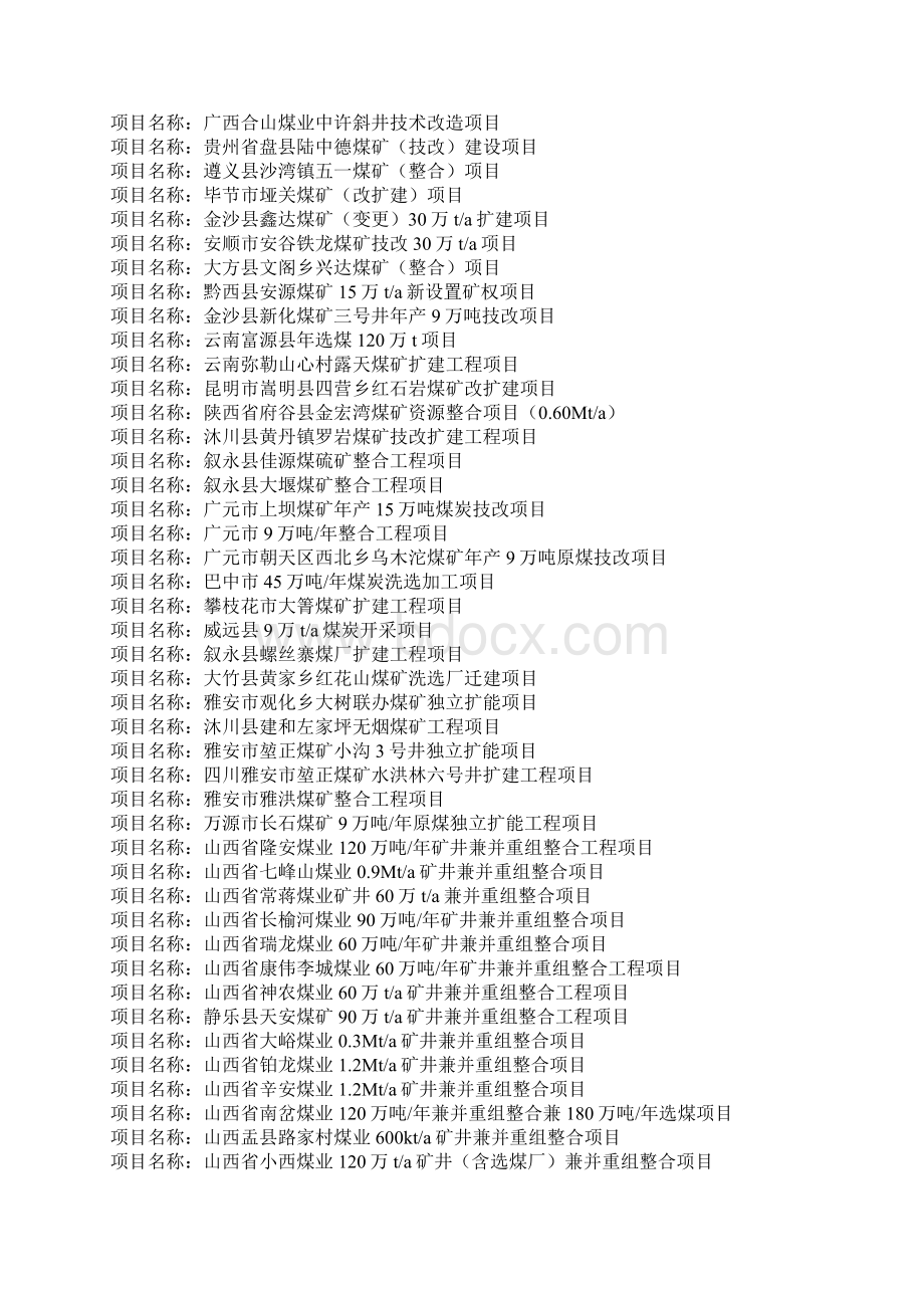 下半年及上半年中国矿山采掘业项目大全合订.docx_第2页