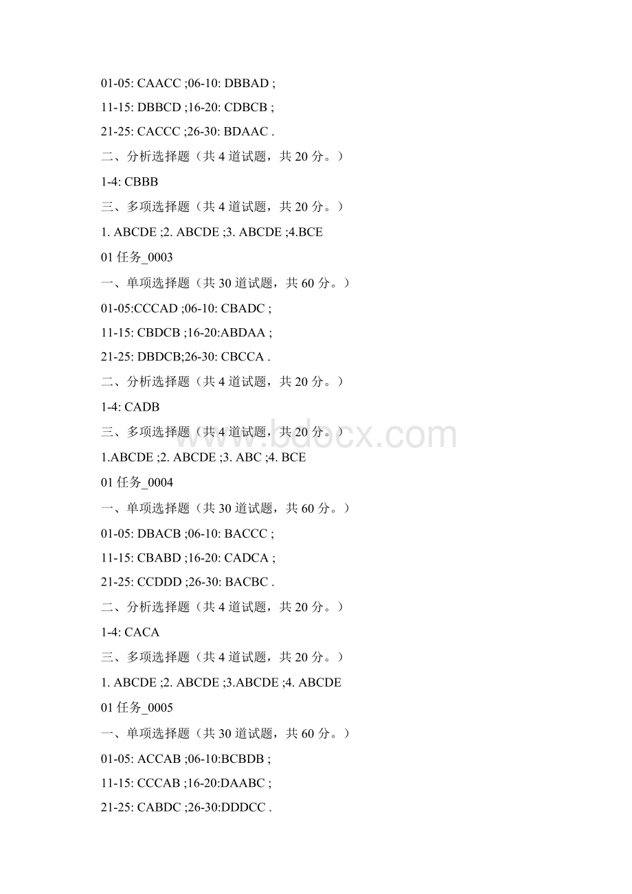 健康评估试点作业参考答案Word格式文档下载.docx_第2页