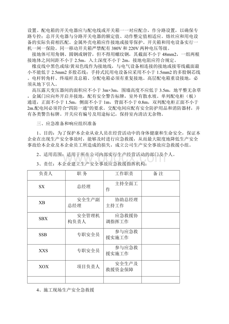 某工程施工现场预防监控措施和应急预案35页.docx_第2页