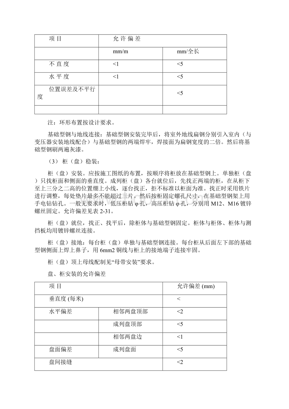 电气设备安装施工工艺Word文档下载推荐.docx_第2页