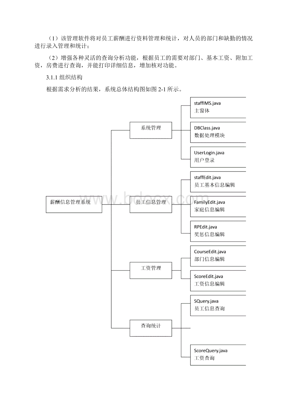 最新数据库课程设计薪酬信息管理系统实验报告doc文档格式.docx_第3页