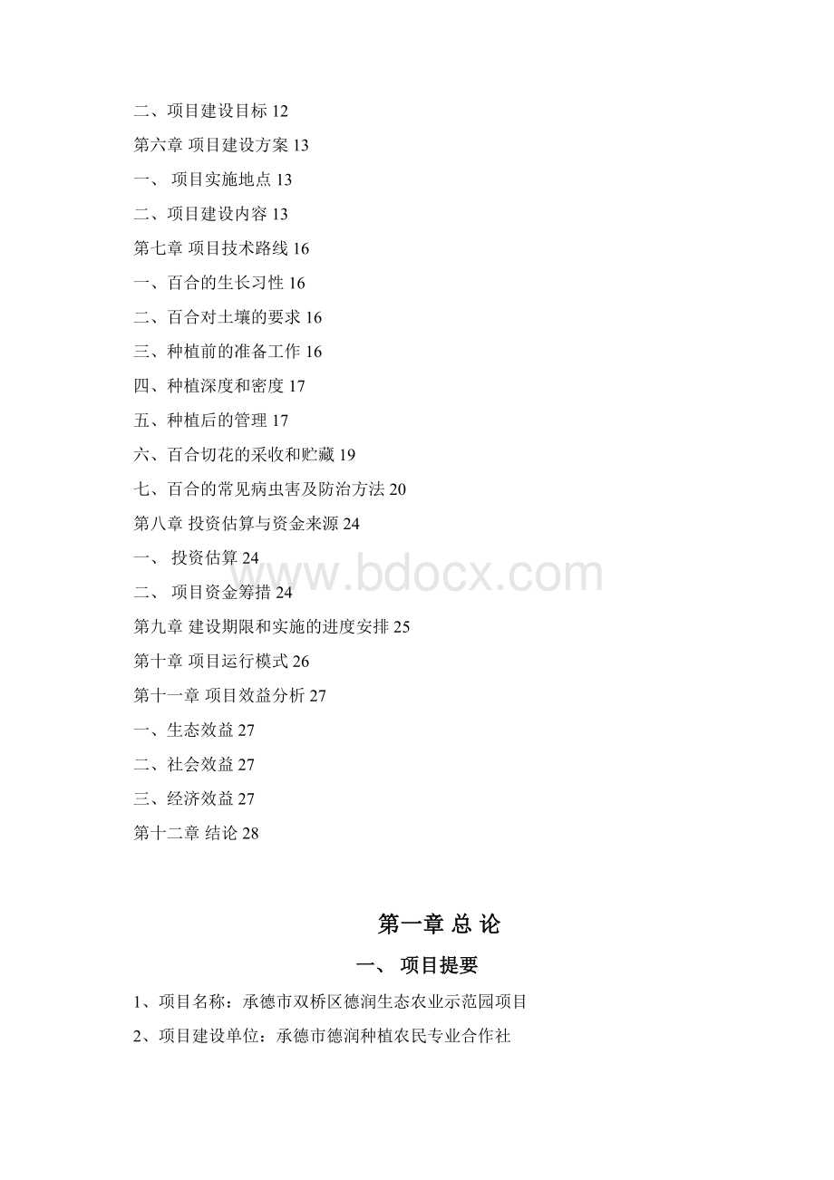 承德市双桥区德润生态农业示范园项目文档格式.docx_第2页