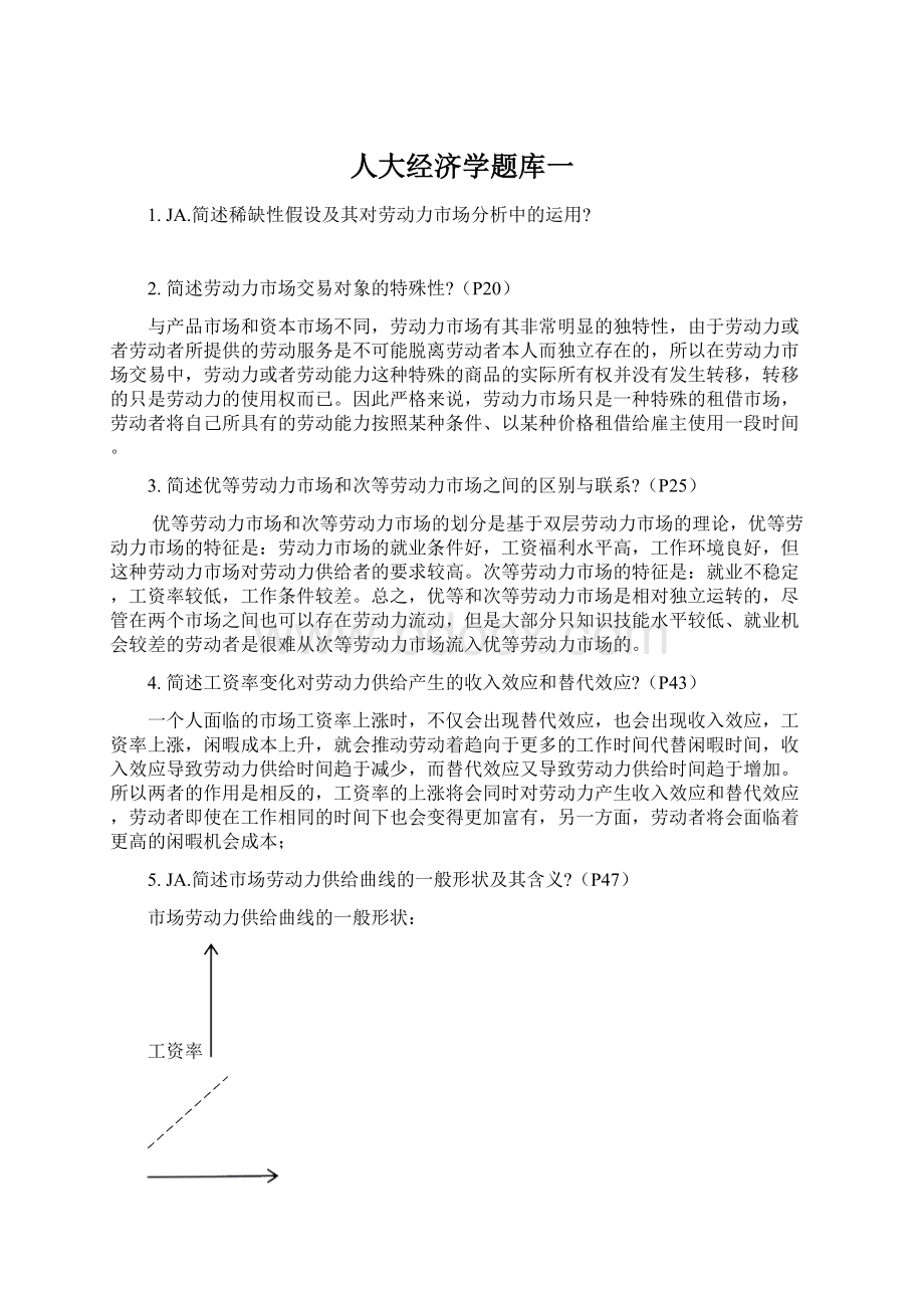 人大经济学题库一.docx