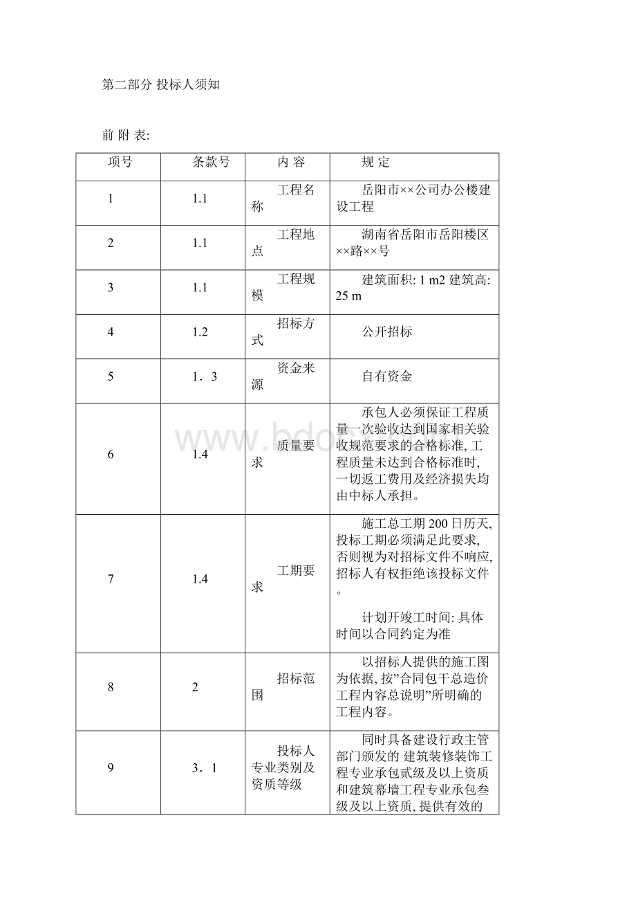 工程招标课程设计模板Word文件下载.docx_第3页