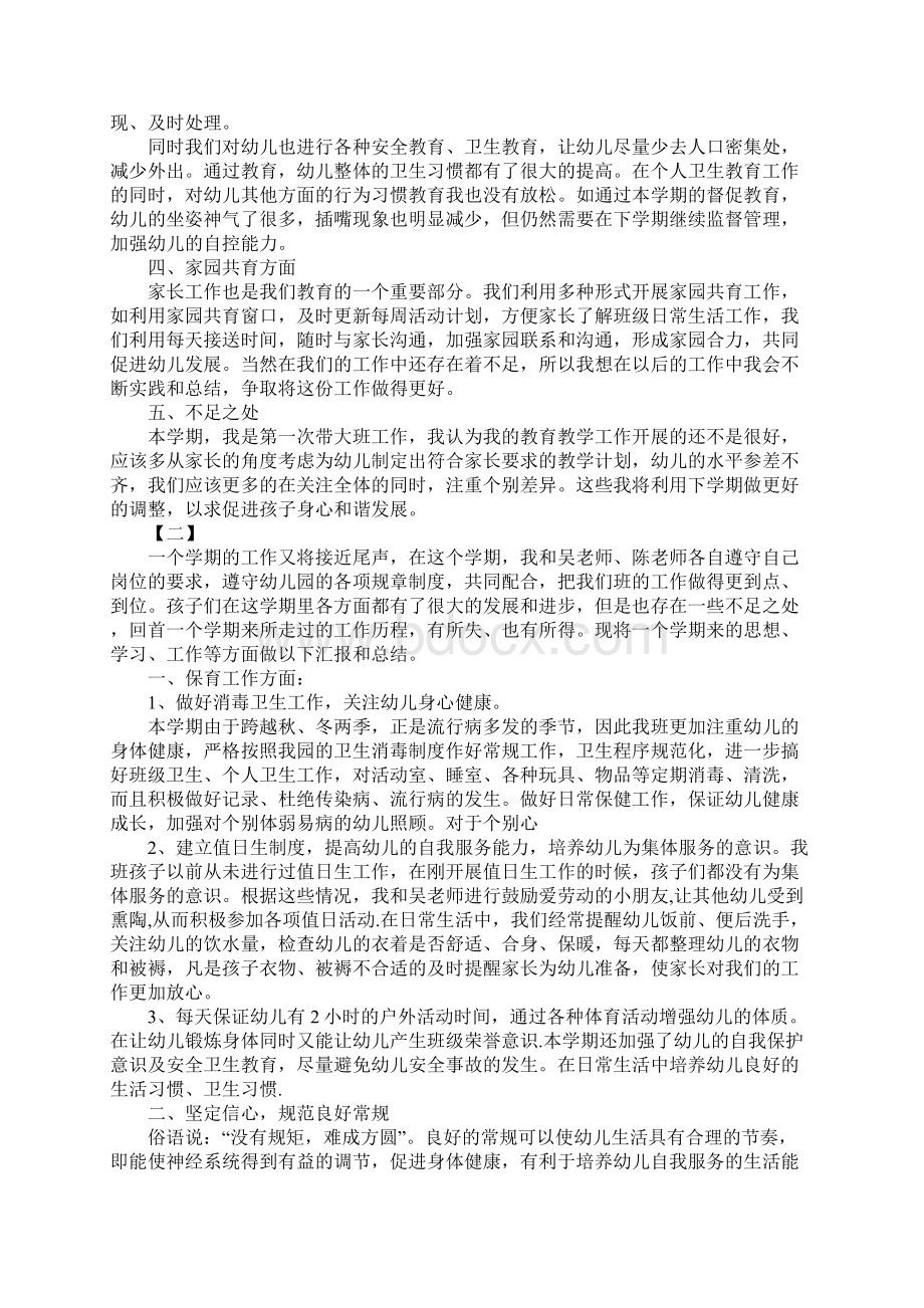 大班的教师个人工作总结.docx_第2页